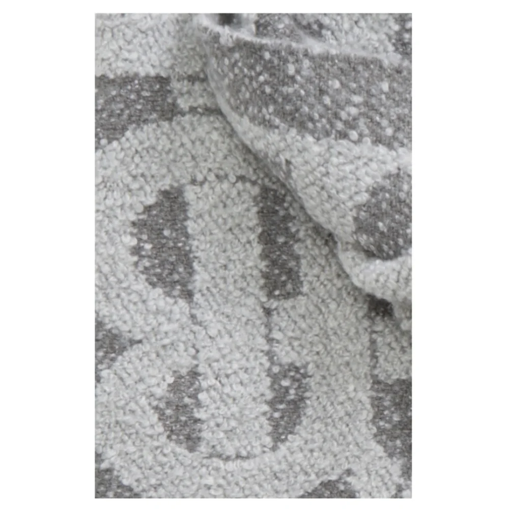 BURBERRY Oversize TB Monogram Fringe Cashmere & Silk Scarf